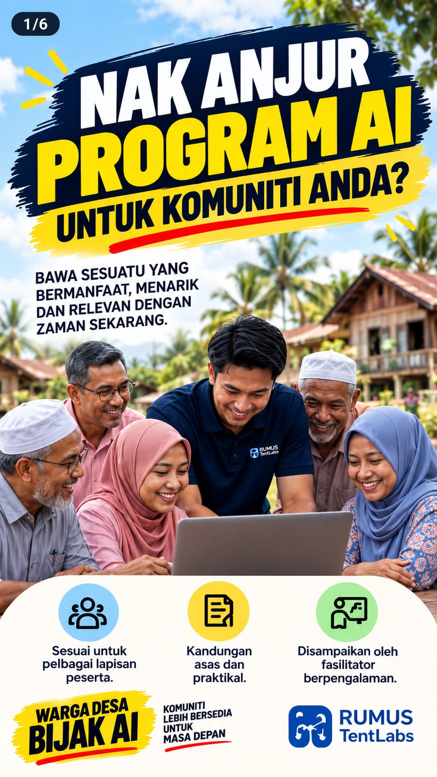 PROGRAM BELAJAR AI DI KOMUNITI ANDA